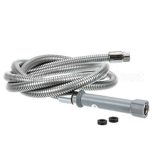 B0096H Compatible TS Brass Hose, Pre-Rinse, 96", Leadfree