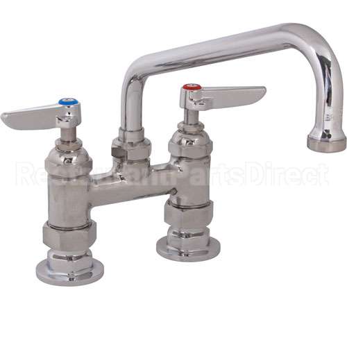 B0227 Compatible TS Brass Faucet, 4"Deck, 8"Spt, Leadfree