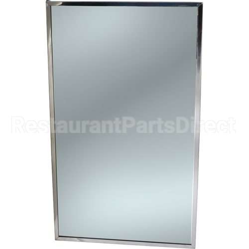 B1651830 Compatible Bobrick Mirror, Framed30"H X 18"W, S/S