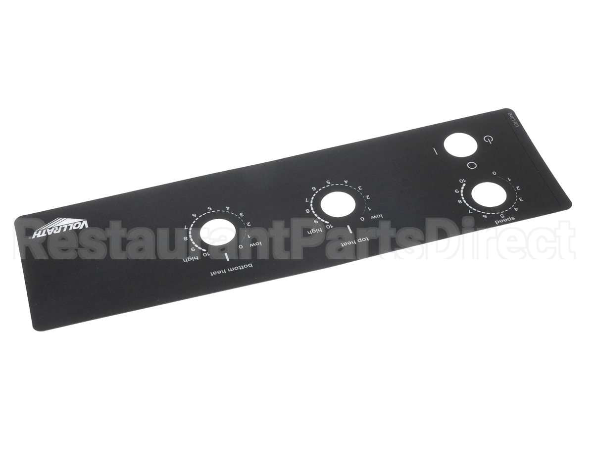 B401401 Vollrath Label, Control Ct4