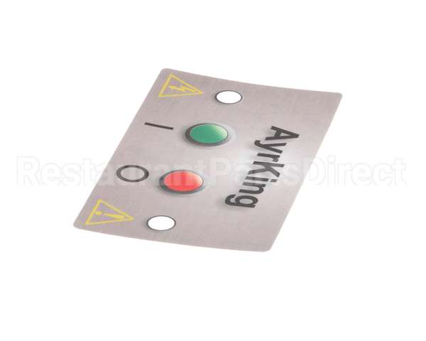 B531 Ayr King Mylar Control Board Sticker Fo