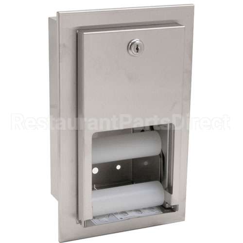 BDY5412-000000 Compatible Bradley Dispenser, Tissue, Recessed, S/S