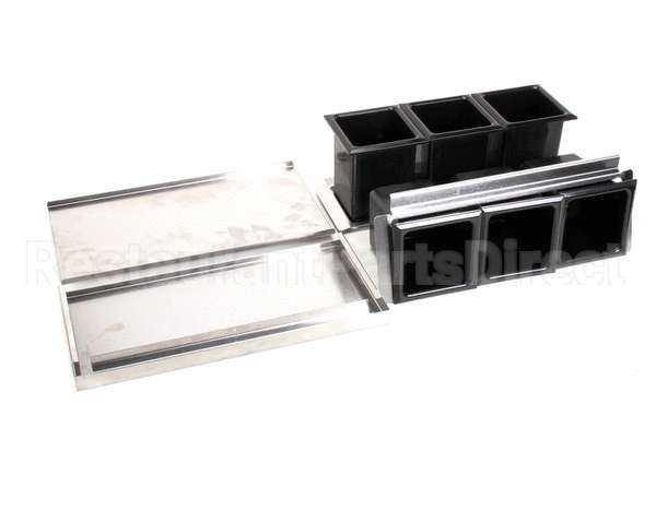 BW6-30R Perlick Ice Chest Bottle Wells, 6, Ts