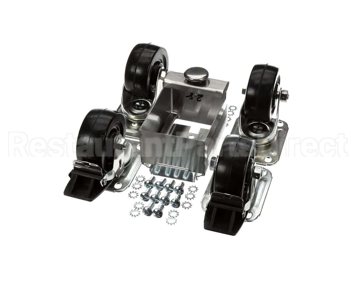 C-4X4-S Glastender Caster, 3-3/4" H, Set Of Four, Side Serv