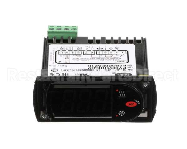 C0EA21K Continental Refrigeration Electric Temp Control, Ref,Dig,Wht,Pj30