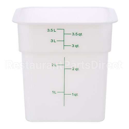 CAM4SFSP148 Compatible Cambro Container Sq 4Qt -148 Poly/White
