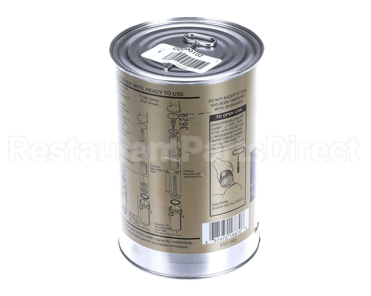 COR00102 Trane Core; High Water Capacity, For Poe Lubri