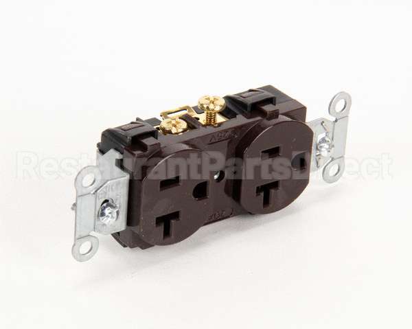 CR20 Hubbell Lighting Duplex Receptacle Brown