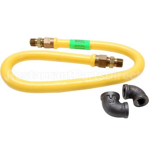 CT165036 Compatible Midwest Appliance Parts Countertop Gas Connector 1/2 D