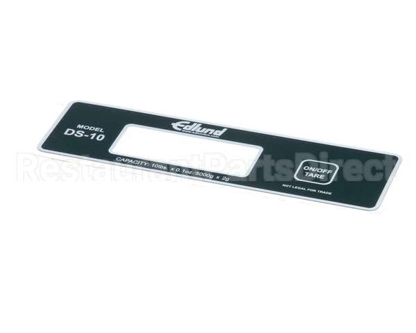 D074B Edlund Decal, Ds-10 Switch Pad Bonso