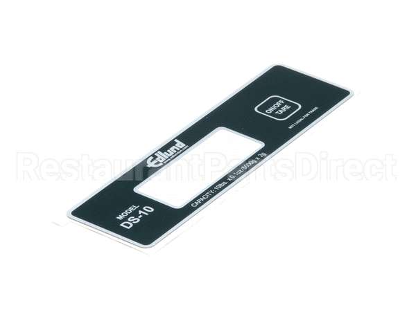 D074B Edlund Decal, Ds-10 Switch Pad Bonso