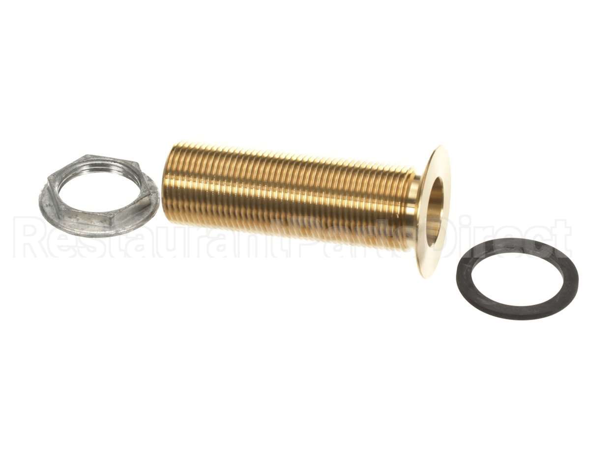 DR-37785 Alto Shaam Drain Brass W/Fl Lcknut 1"