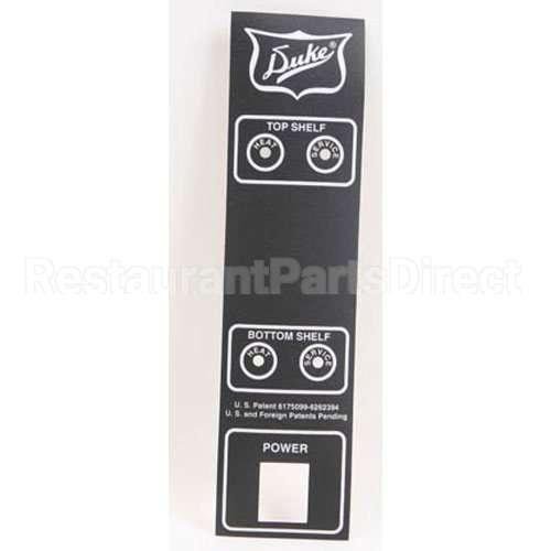 DUK155743 Compatible Duke Control Fwm3-2X Label