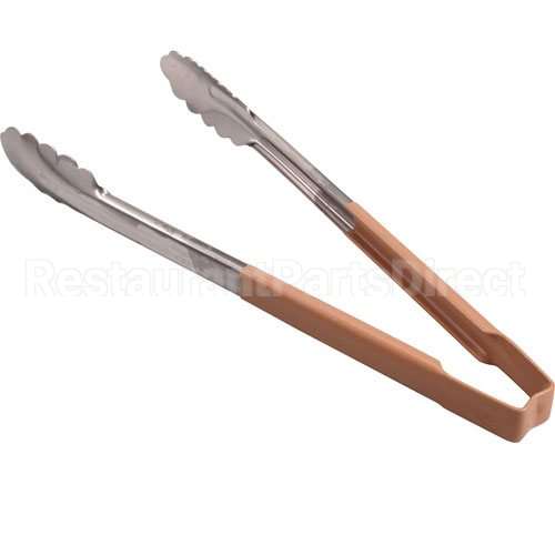 EDL7412T Compatible Edlund Tongs, Scallop, 12", Tanhdl