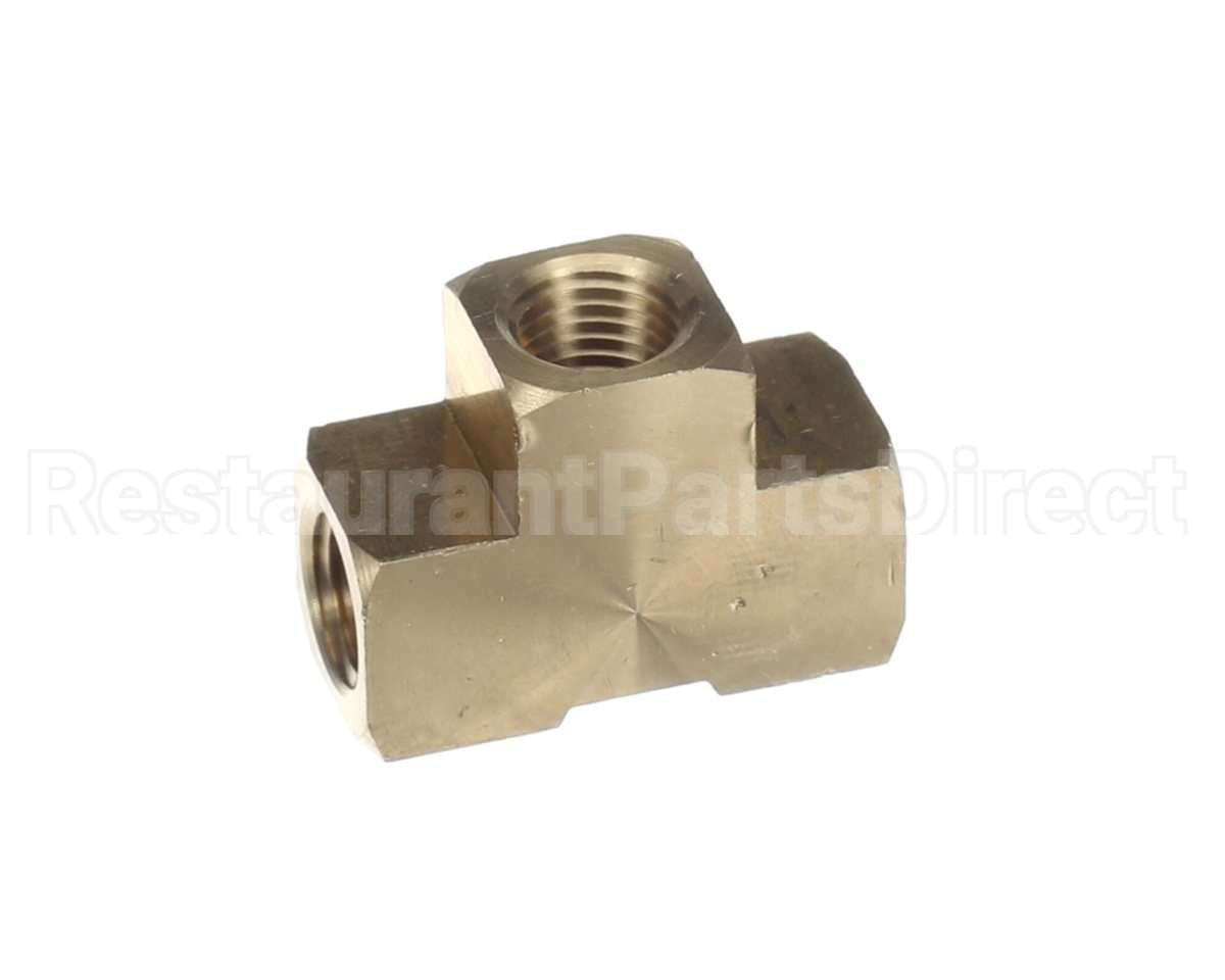 F020 Edlund Fitting, 1/4 Npt Brass Tee (Vm