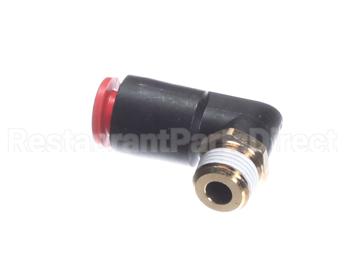F033 Edlund Fitting,Shrt1/4Odpush-In 90 De