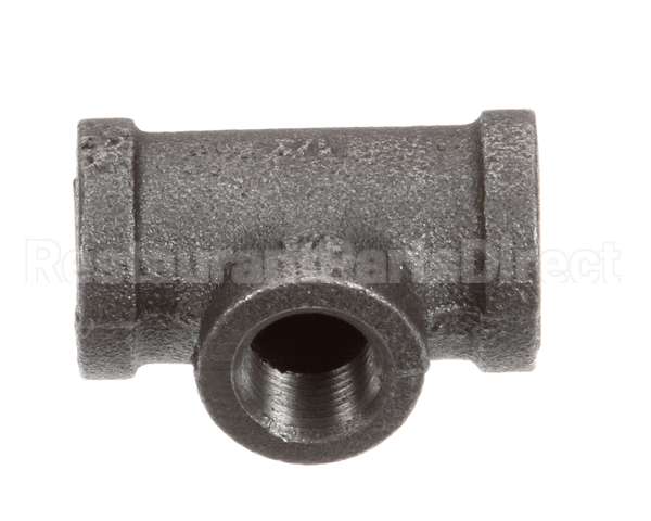 FT0538 Bki Tee, 1/2 X 1/2 X 3/8, Black