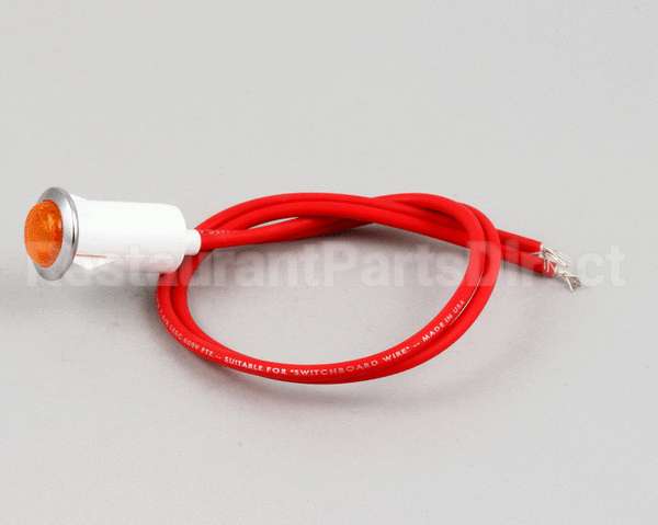 G01296-2 Garland Pilot Amber 250V Neon Round