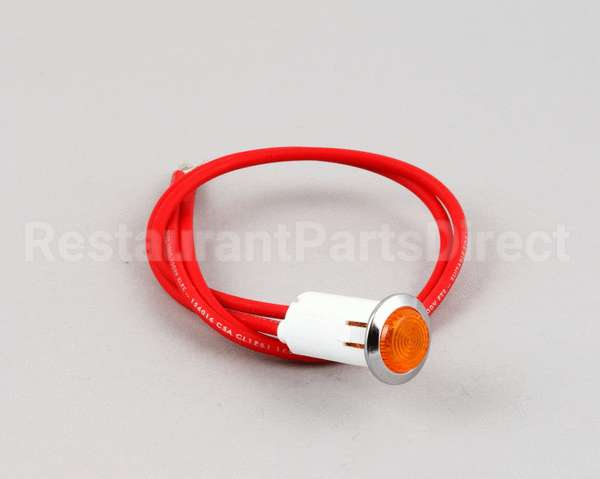 G01296-2 Garland Pilot Amber 250V Neon Round