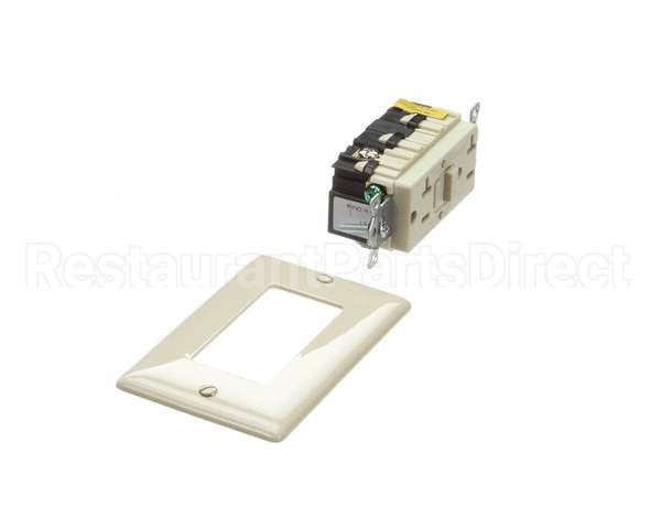 GFRST20I Hubbell Lighting Ivory 20 Amp Rectavcle Gfi