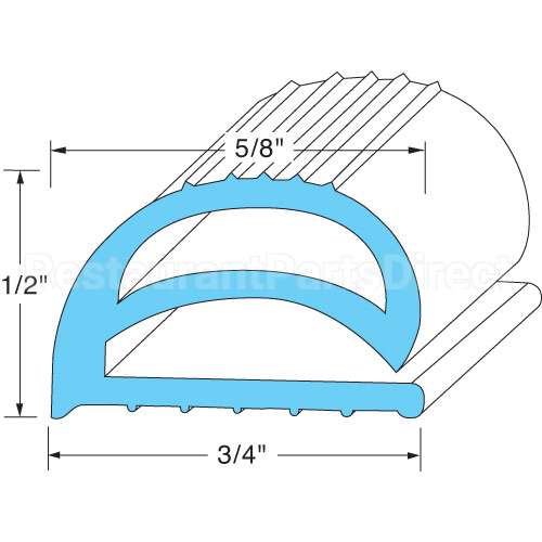 GT031322 Compatible Glastender Door Gasket