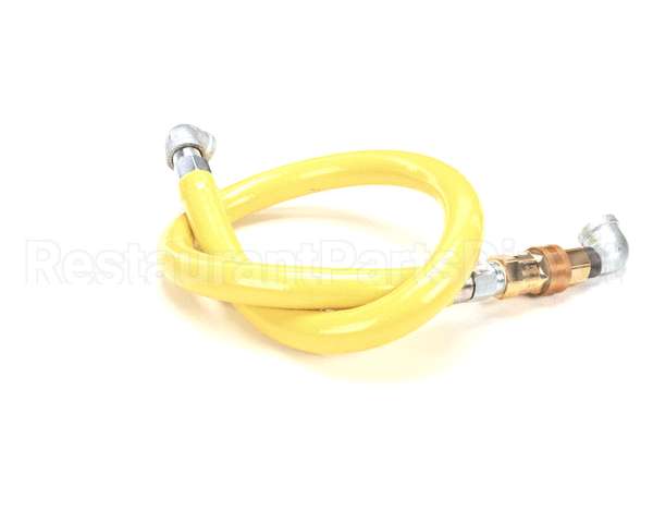 HG-4D-48 T&S Brass Gas Hose W/Quick Disconnect, 3/4 Npt, 48