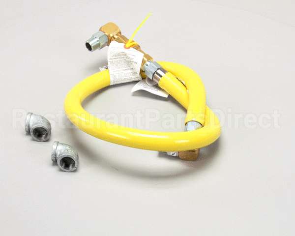 HG-4D-60 T&S Brass Gas Hose W/Quick Disconnect, 3/4 Npt, 60