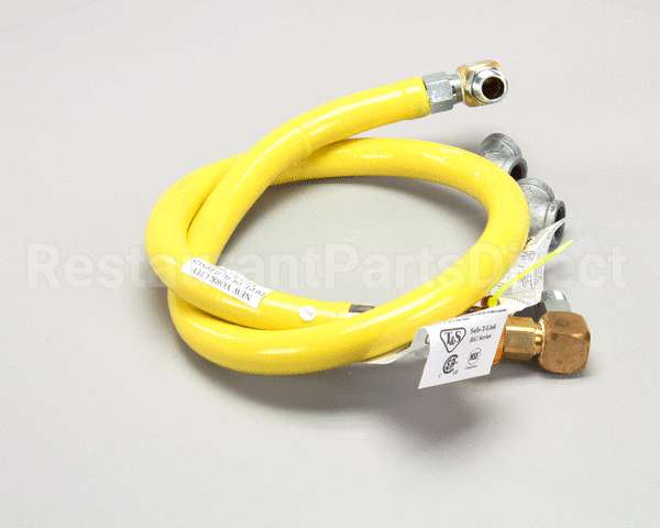 HG-4D-60S T&S Brass Gas Hose W/Quick Disconnect, 3/4 Npt, 60