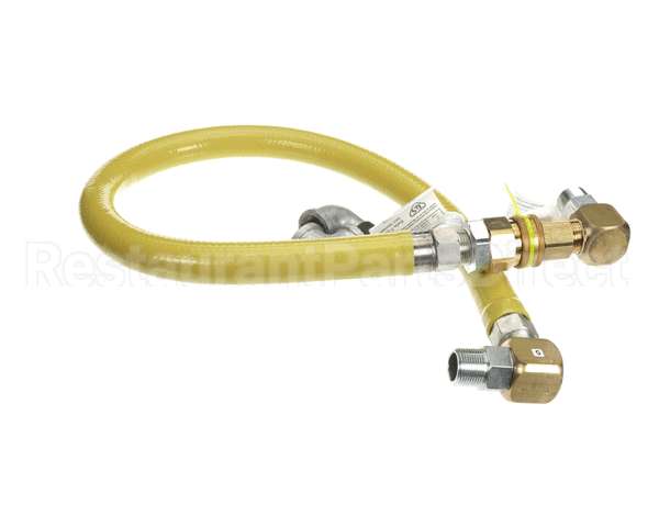 HG-4E-48SHP T&S Brass Gas Hose 1Npt X 48 Long Swivels & Quic