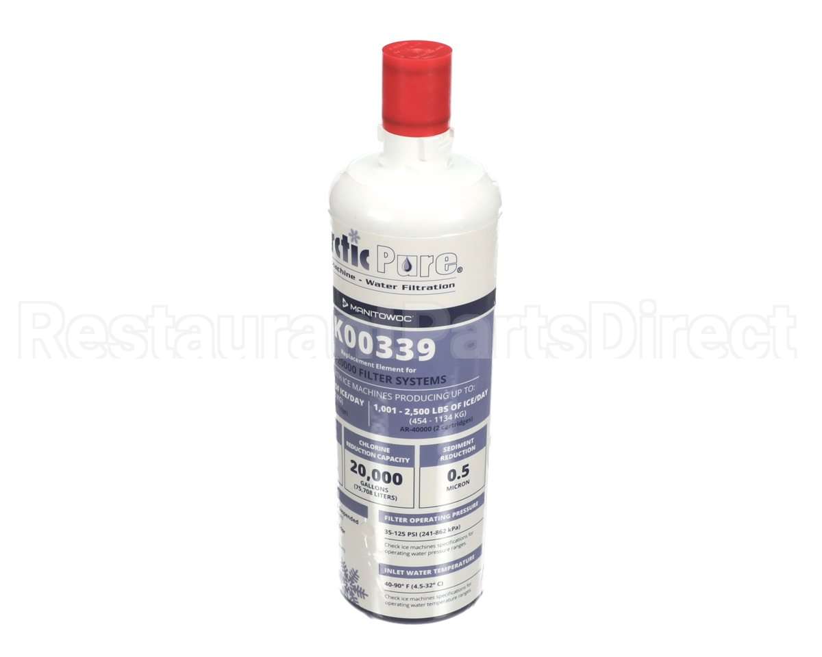 K00339 Manitowoc Ice Filter,F/Ice Machines Ar20000