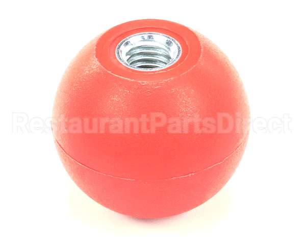 K0203 Bki Knob, Red, Spherical, 1.88 Dia., .500-13