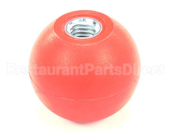 K0203 Bki Knob, Red, Spherical, 1.88 Dia., .500-13