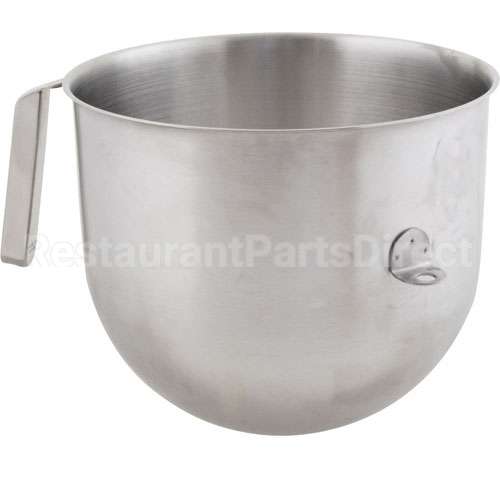 KSMC8QBOWL Compatible Kitchen Aid Bowl, Mixing, 8Qt, S/S, Nsf