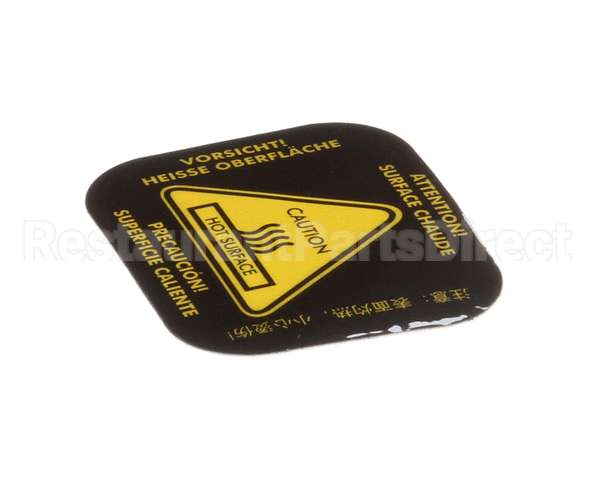 LA-3087 Alto Shaam Label,Caution,Hot,Warning