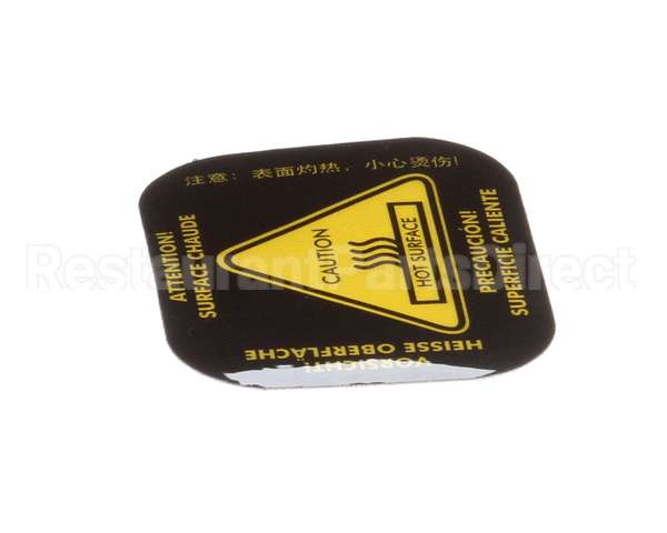 LA-3087 Alto Shaam Label,Caution,Hot,Warning