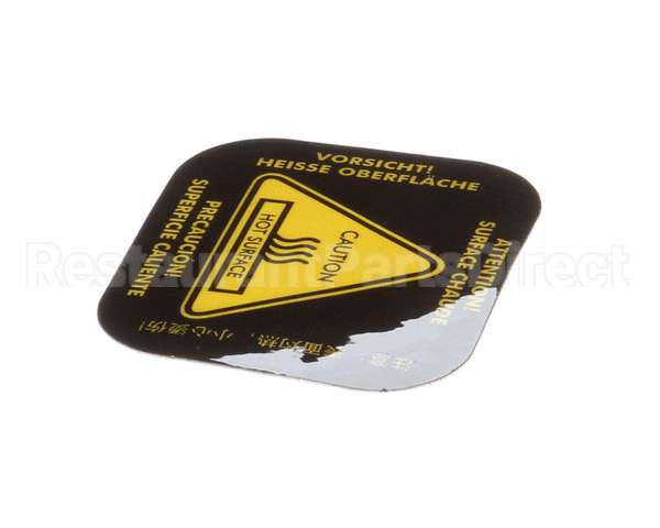 LA-3087 Alto Shaam Label,Caution,Hot,Warning