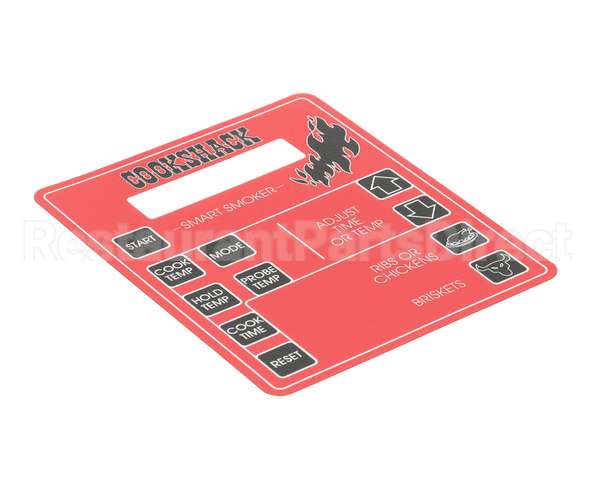 LA152 Cookshack Key Pad Label