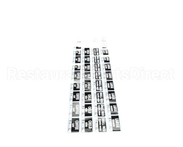 LBL999 Vollrath 10 Ea Mcdonalds Labels