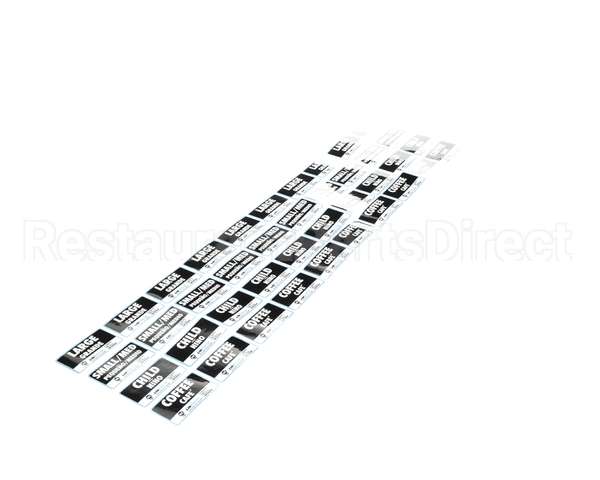 LBL999 Vollrath 10 Ea Mcdonalds Labels