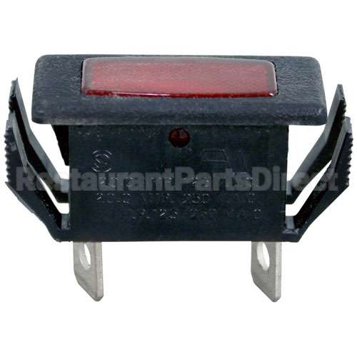 LI-3493 Compatible Alto Shaam Signal Light 1/2" X 1-1/8" Red 125V