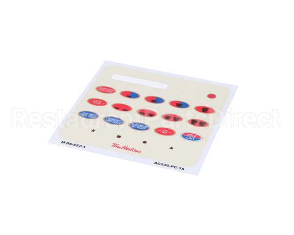 M-06-557-1-SP Sure Shot-Ac Dispensing Decal, Overlay