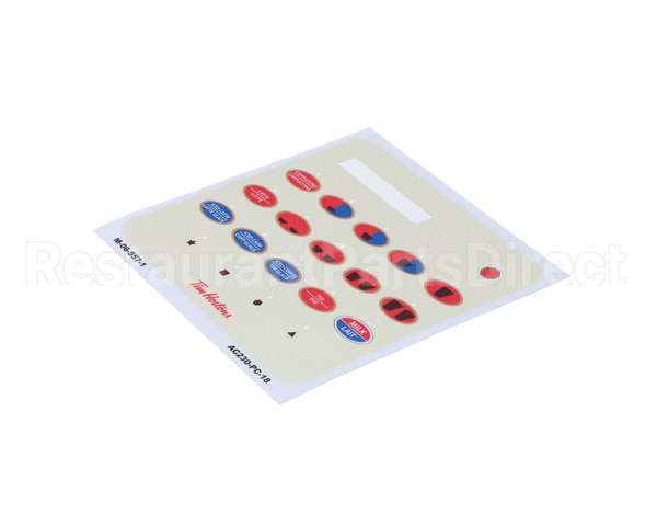 M-06-557-1-SP Sure Shot-Ac Dispensing Decal, Overlay