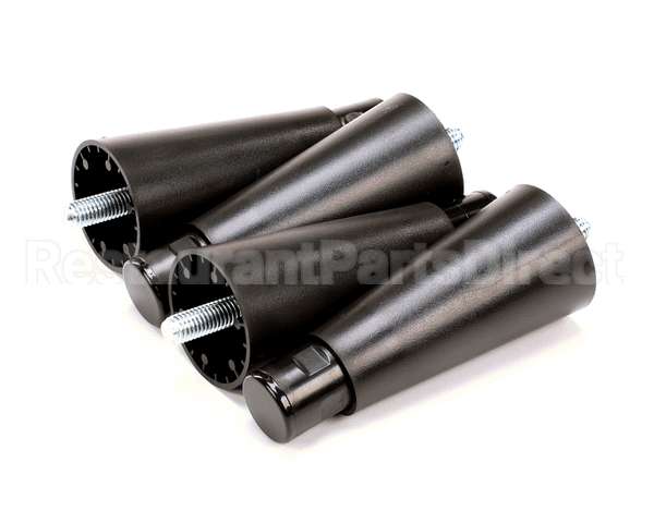 M219B Grindmaster Cecilware Legs 6 Black (4 Per) - Po/Pb/B