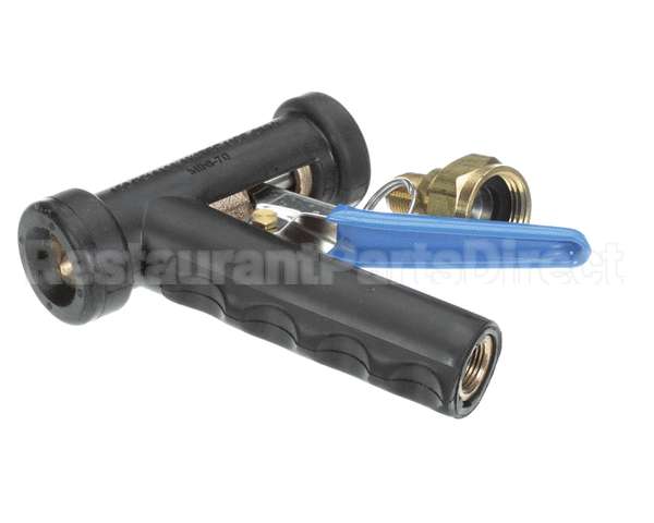 MN70075GBLACK Strahman Valves Mini Nozzle, Black, W/Grdn Swvl