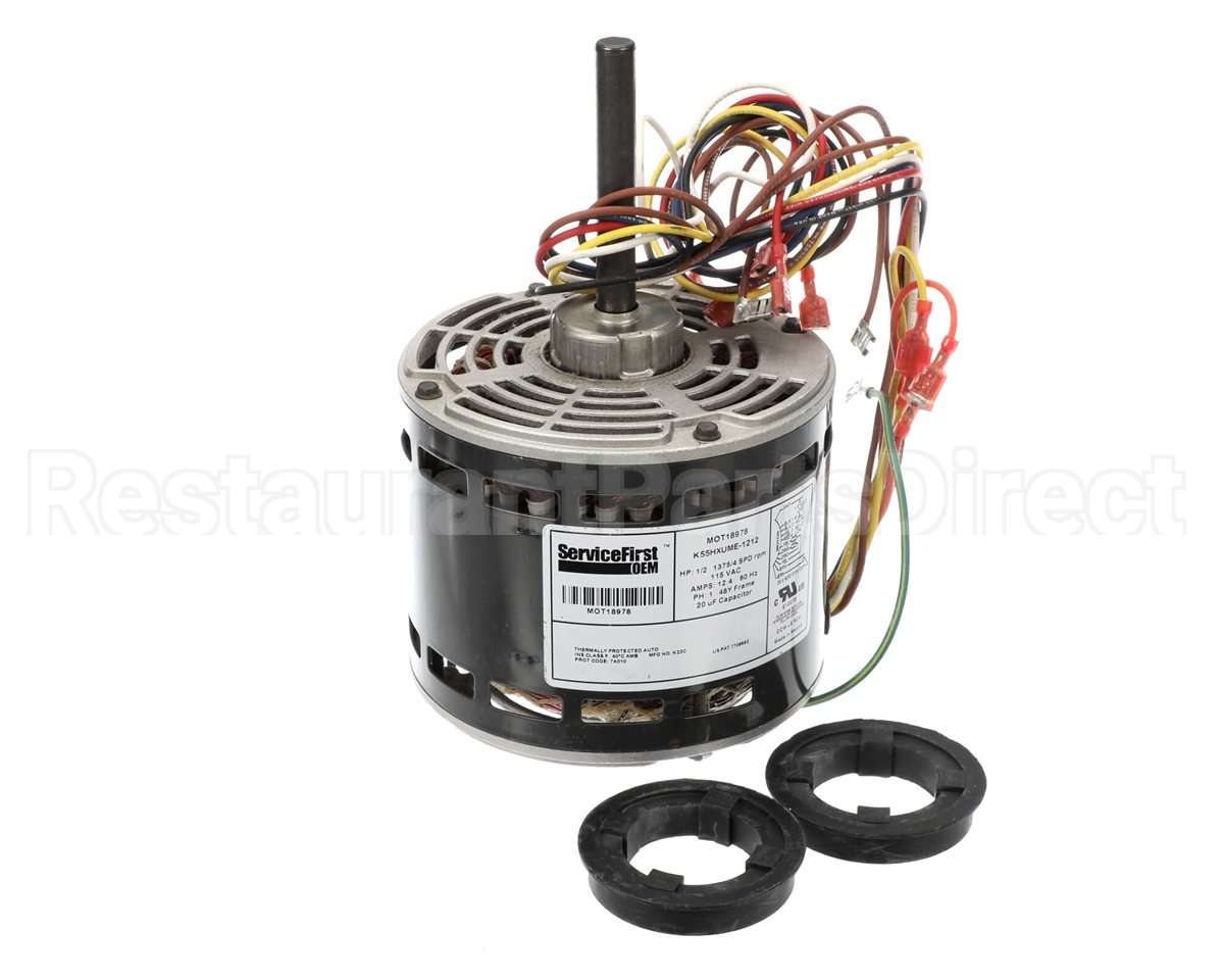 MOT18978 Trane Motor; 1/2 Hp, 115 V, 48 Frame, 1375 Rpm
