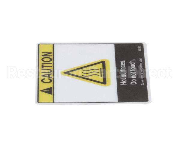 N0162 Bki Decal, Caution Hot Surfaces