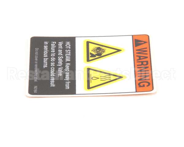 N0164 Bki Decal, Hot Steam Safety Valve