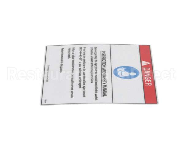 N0176 Bki Decal, Instr Safety Manual