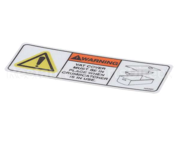 N0395 Bki Decal, Vat Cover Safety Warn