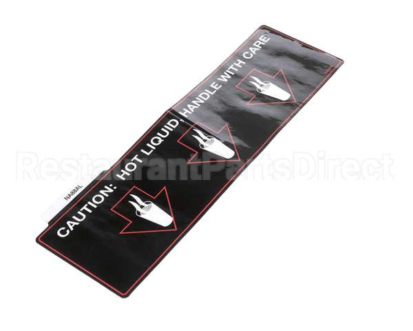 NA88AL Grindmaster Cecilware Label Hot Liquid - Gb3 S/Java